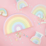 Pratos Arco Íris Pastel